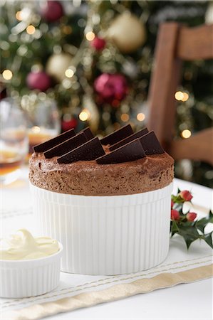 simsearch:649-09003175,k - Plate of chocolate mousse Stock Photo - Premium Royalty-Free, Code: 649-09003362