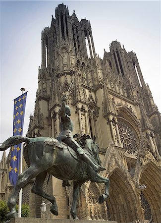 rheims - Cathedral of Reims, Champagne-Ardenne, France, Europe Stock Photo - Premium Royalty-Free, Code: 649-09035806