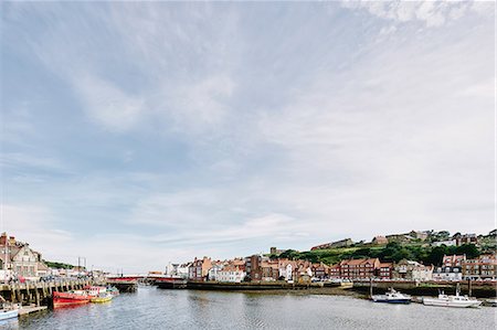 Scenic view, Whitby, North Yorkshire, England Stockbilder - Premium RF Lizenzfrei, Bildnummer: 649-09036187