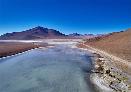 simple nature - Scenic view of landscape, Salar de Chalviri, Chalviri, Oruro, Bolivia, South America Stock Photo - Premium Royalty-Free, Code: 649-09123308