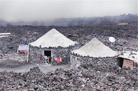 simsearch:649-09123469,k - Circular stone buildings, Fogo, Cape Verde, Africa Stock Photo - Premium Royalty-Free, Code: 649-09123470