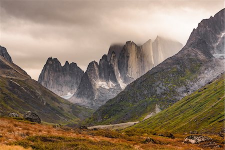 Scenic view of mountains, Narsaq, Vestgronland, Greenland Stockbilder - Premium RF Lizenzfrei, Bildnummer: 649-09149062