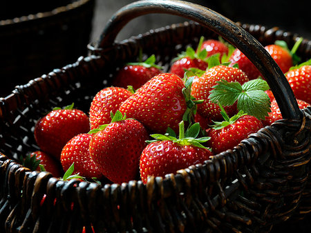 simsearch:649-08306847,k - Fresh strawberries Foto de stock - Sin royalties Premium, Código: 649-09182090