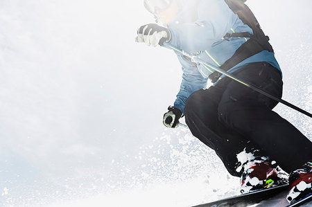Man skiing Stock Photo - Premium Royalty-Free, Code: 649-09207238