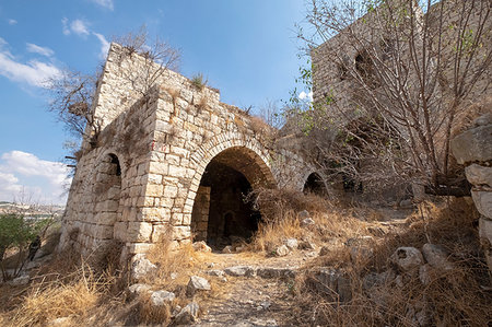 simsearch:622-06190831,k - Deserted Arab village, Lifta, Jerusalem, Israel Stock Photo - Premium Royalty-Free, Code: 649-09245813