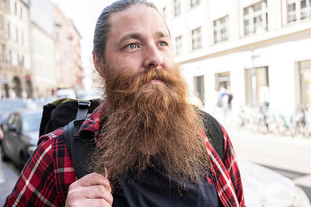 simsearch:649-08118579,k - Male traveller hipster on streets, Berlin, Germany Stock Photo - Premium Royalty-Free, Code: 649-09246819