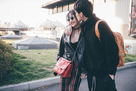 east indian couple, travelling - Trendy young couple, Milan, Italy Stock Photo - Premium Royalty-Free, Code: 649-09278182