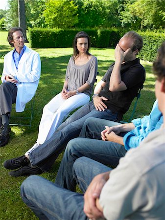 rehab - People in rehab,  outdoors Stock Photo - Premium Royalty-Free, Code: 649-02731675