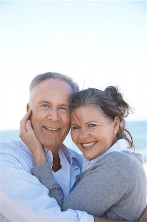 Portrait of mature couple close together Stock Photo - Premium Royalty-Free, Code: 649-02732626