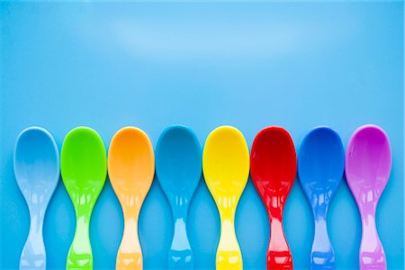 simsearch:614-02639857,k - plastic spoons Stock Photo - Premium Royalty-Free, Code: 649-03362589