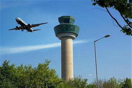 europe aeroplane - Plane ascending after take off Stock Photo - Premium Royalty-Free, Code: 649-03667076