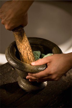 pestle - Preparing cream Stock Photo - Premium Royalty-Free, Code: 649-03774651