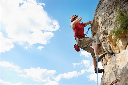 rock climbing harness - Climbing Stock Photo - Premium Royalty-Free, Code: 649-03770960