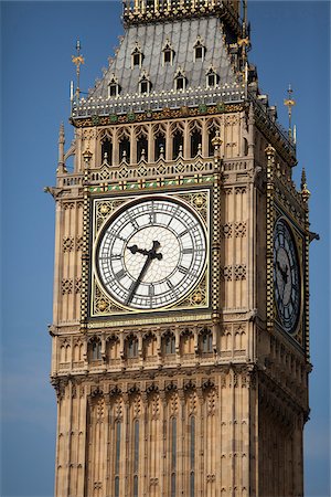 palace of westminster - UK, London, Big Ben against sky Stock Photo - Premium Royalty-Free, Code: 640-05760933