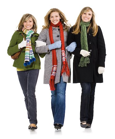 simsearch:640-06051503,k - three woman arm in arm Stock Photo - Premium Royalty-Free, Code: 640-06049815