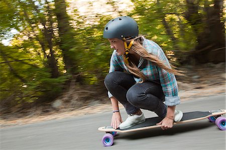 skateboard - Pensionnaires longs Photographie de stock - Premium Libres de Droits, Code: 640-06050391