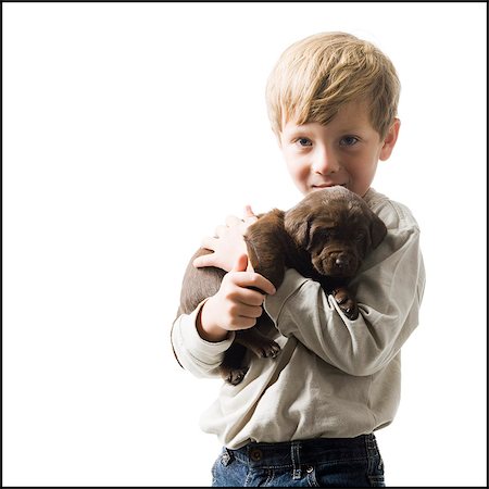 simsearch:640-06050836,k - child with puppy Stock Photo - Premium Royalty-Free, Code: 640-06050843