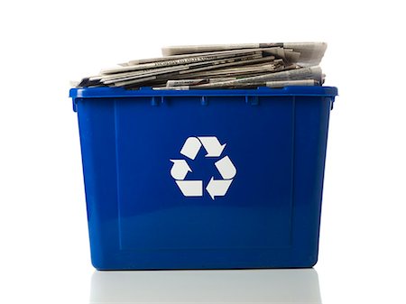 recycling bin Stock Photo - Premium Royalty-Free, Code: 640-06051262