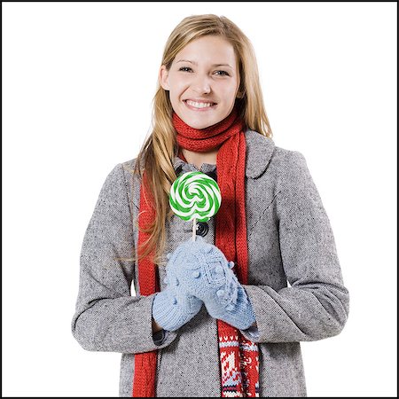 girl with lollipop Stock Photo - Premium Royalty-Free, Code: 640-06051470