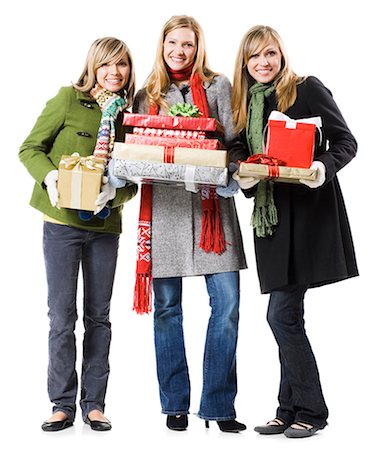 simsearch:640-06051503,k - girls with presents Stock Photo - Premium Royalty-Free, Code: 640-06051473