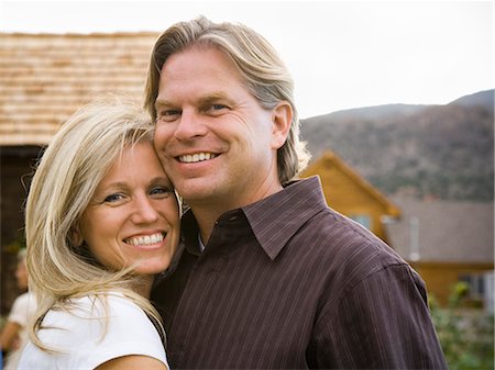 simsearch:640-06051561,k - husband and wife smiling Foto de stock - Sin royalties Premium, Código: 640-06051561