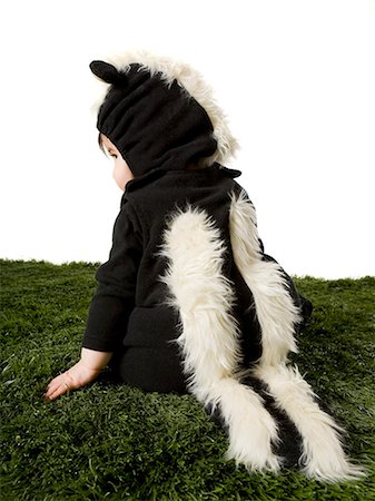 enfant déguisé skunk Photographie de stock - Premium Libres de Droits, Code: 640-06051581