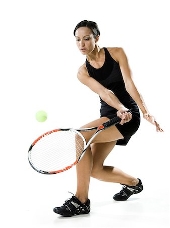 female tennis player Foto de stock - Sin royalties Premium, Código: 640-06052088