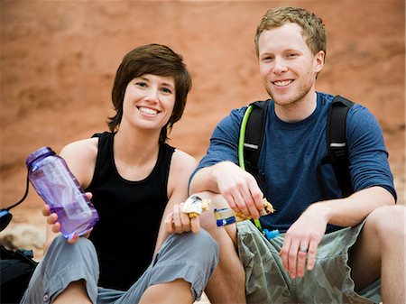 simsearch:640-02947685,k - hikers in the desert Stock Photo - Premium Royalty-Free, Code: 640-08089481