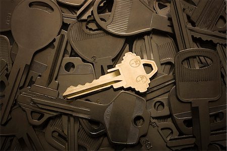 se distinguer - keys Photographie de stock - Premium Libres de Droits, Code: 640-08089627