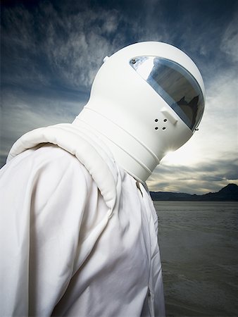 space suit - Close-up of an astronaut Stock Photo - Premium Royalty-Free, Code: 640-01349562