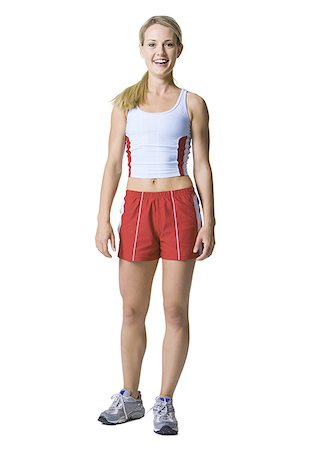 simsearch:640-01364926,k - Portrait d'une jeune femme en vêtements de sport Photographie de stock - Premium Libres de Droits, Code: 640-01354404