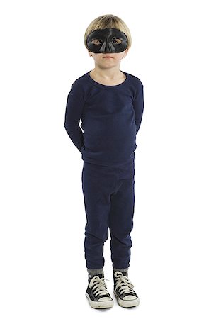 simsearch:640-01360385,k - Portrait of a boy wearing a face mask Stock Photo - Premium Royalty-Free, Code: 640-01354556