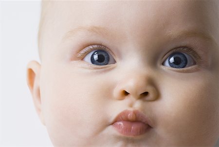Close-up of a baby girl Foto de stock - Sin royalties Premium, Código: 640-01354942