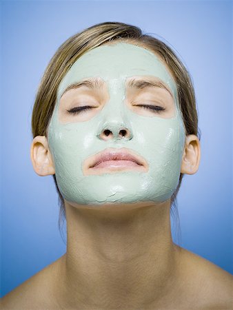 skin treatment medical - Woman with facial mask Stock Photo - Premium Royalty-Free, Code: 640-01356407
