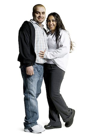 simsearch:640-06050025,k - Porträt eines jungen Paares lächelnd Stockbilder - Premium RF Lizenzfrei, Bildnummer: 640-01358203