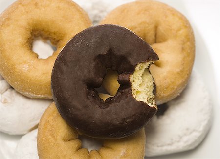 Close-up of donuts Foto de stock - Sin royalties Premium, Código: 640-01358535