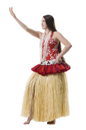 simsearch:614-08126754,k - Hawaiian female hula dancer Stock Photo - Premium Royalty-Free, Code: 640-01359306