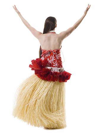 simsearch:640-02769299,k - Danseuse Hawaiian hula femelle Photographie de stock - Premium Libres de Droits, Code: 640-01359579