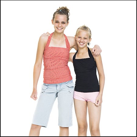 Two young sisters Stock Photo - Premium Royalty-Free, Code: 640-01350378