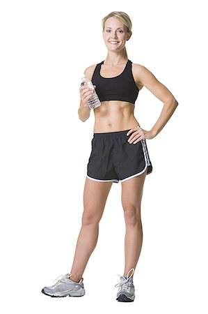 simsearch:640-01360693,k - Porträt einer jungen Frau in Sportkleidung Stockbilder - Premium RF Lizenzfrei, Bildnummer: 640-01350771