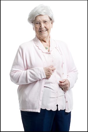 Portrait of a senior woman smiling Stock Photo - Premium Royalty-Free, Code: 640-01351448