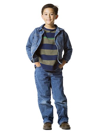 simsearch:640-01351214,k - Portrait of a boy standing with his hands in his pockets Stock Photo - Premium Royalty-Free, Code: 640-01352039