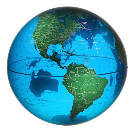 parallel - Close-up of a globe Stock Photo - Premium Royalty-Free, Code: 640-01352079