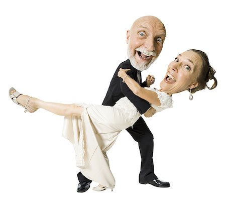 Portrait d'un couple supérieur de danse Photographie de stock - Premium Libres de Droits, Code: 640-01352549