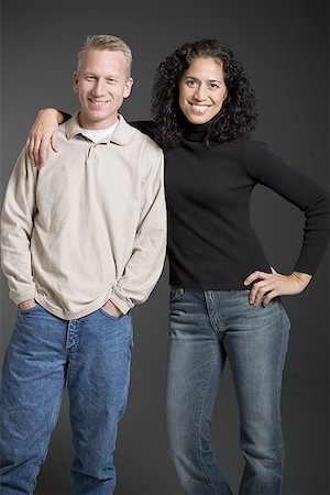 simsearch:640-01356582,k - Portrait of a mid adult couple smiling Stock Photo - Premium Royalty-Free, Code: 640-01352632