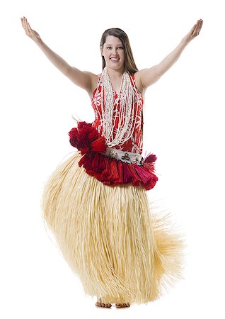 simsearch:614-08126754,k - Hawaiian female hula dancer Stock Photo - Premium Royalty-Free, Code: 640-01353011