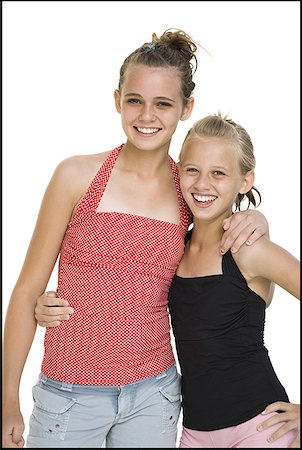 simsearch:640-03258560,k - Zwei junge Schwestern Stockbilder - Premium RF Lizenzfrei, Bildnummer: 640-01353214