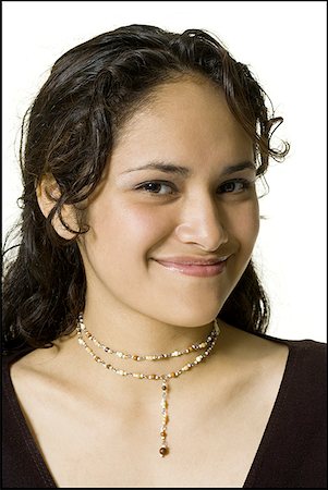 simsearch:640-01365245,k - Portrait of a teenage girl smiling Stock Photo - Premium Royalty-Free, Code: 640-01364381