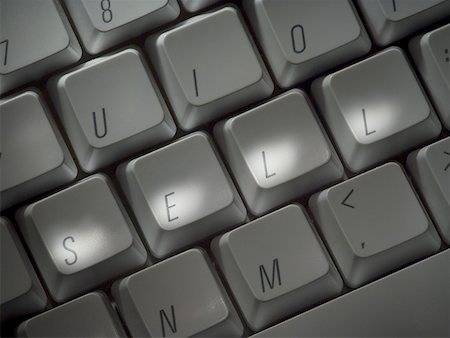 financial highlights - Keyboard with SELL highlighted Stock Photo - Premium Royalty-Free, Code: 640-01364638