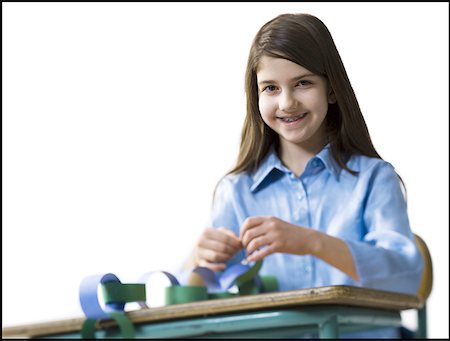 simsearch:673-03005698,k - Portrait of a teenage girl smiling Stock Photo - Premium Royalty-Free, Code: 640-01364684